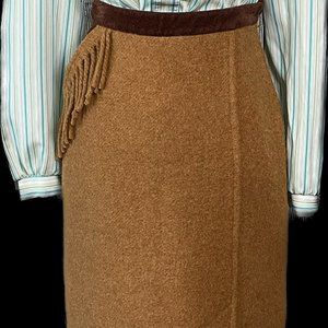 60s/70s Wool Skirt by Oaks
